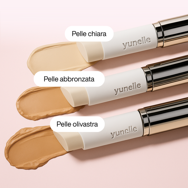 Fondotinta 2-in-1 con pennello integrato