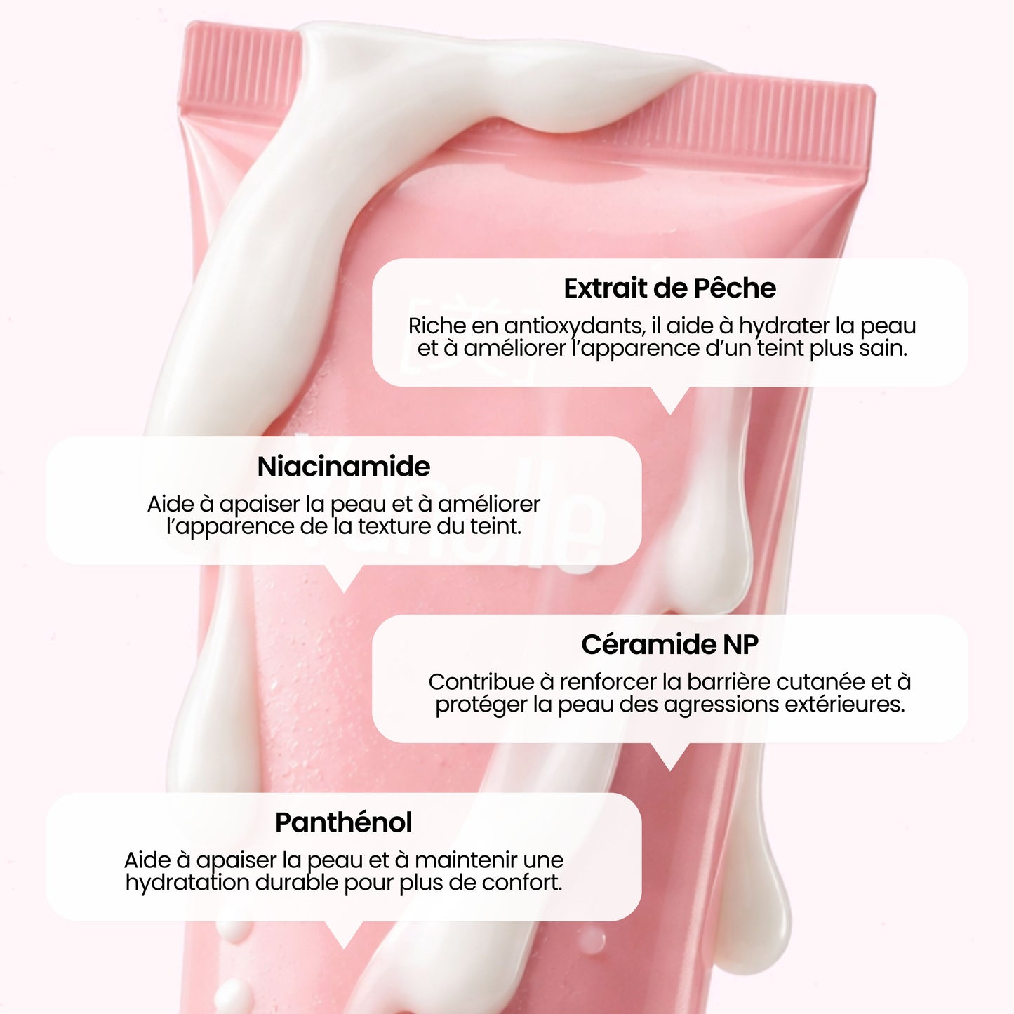 Crème Hydratante Antioxydante Pêche