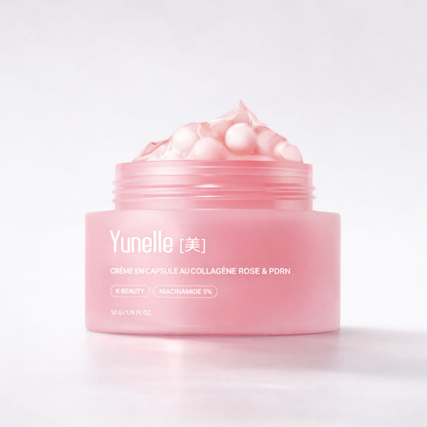 Crème en Capsules au Collagène Rose PDRN