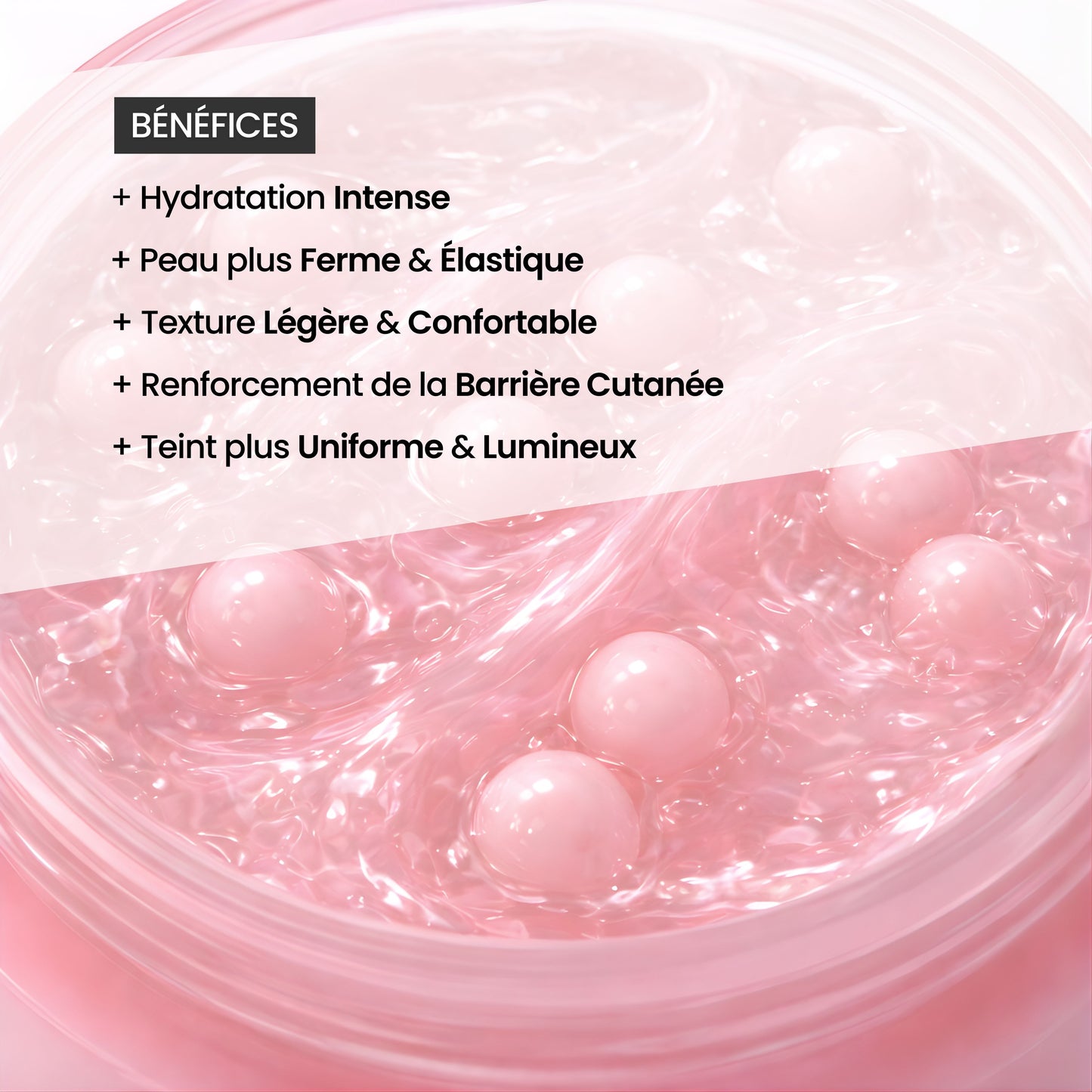 Crème en Capsules au Collagène Rose PDRN