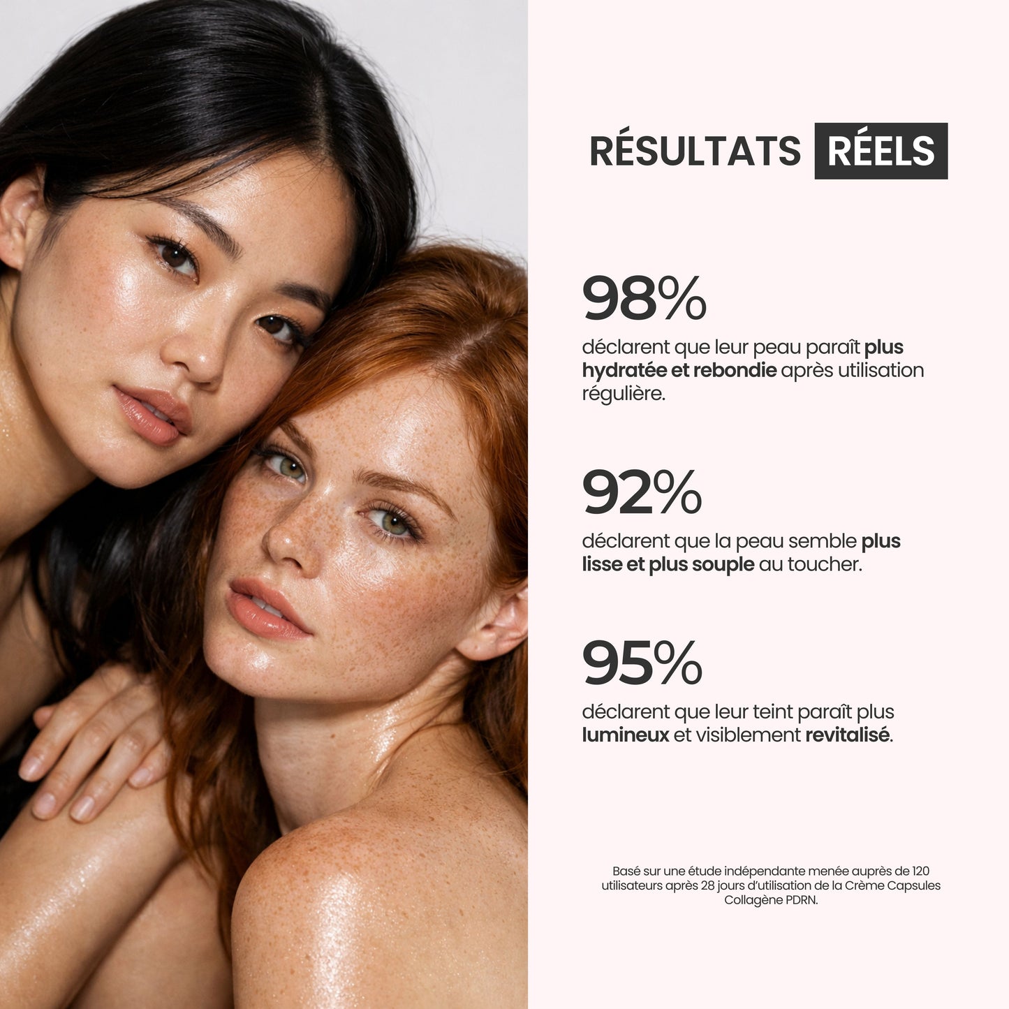 Crème en Capsules au Collagène Rose PDRN