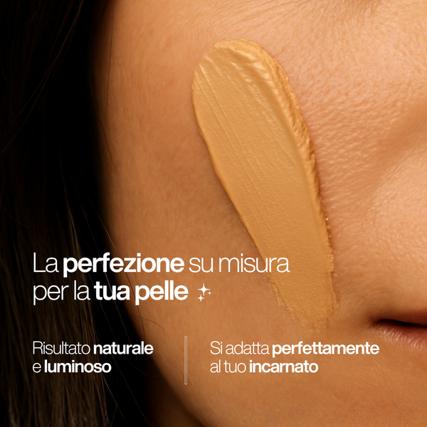 Fondotinta 2-in-1 con pennello integrato