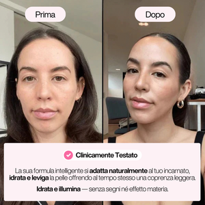 Fondotinta 2-in-1 con pennello integrato