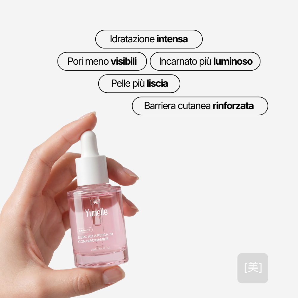 Siero alla pesca 70 con niacinamide