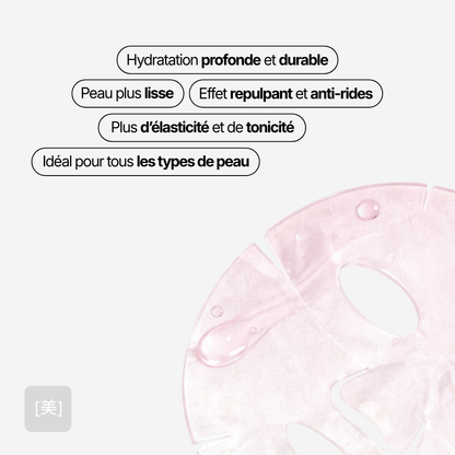 Masque Gel au Collagène Rose PDRN